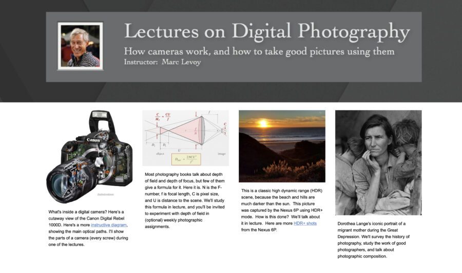 Class On Digital Photography